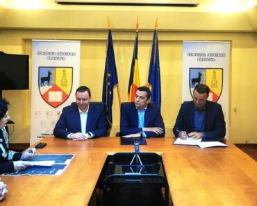 Ministrul Transporturilor, Sorin Grindeanu, a venit la Ploiesti. A fost semnat contractul pentru realizarea centurilor oraselor Comarnic, Azuga si Busteni