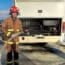 Prahova/ Un pompier aflat in timpul liber a stins un incendiu care a cuprins motorul unui autobuz, la Magurele