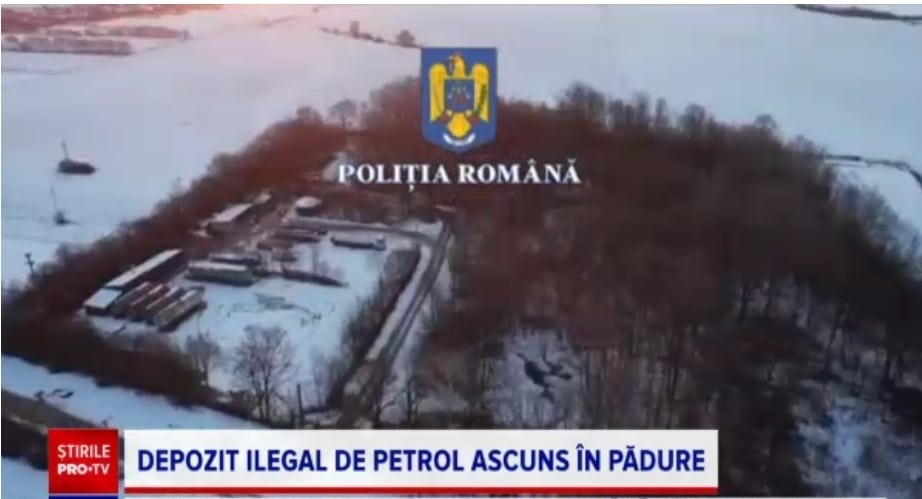 Un bărbat din Prahova a îngropat ilegal în pădurea de lângă mănăstirea Ghighiu 300 tone de produse petroliere. Combustibilul era vândut către benzinării
