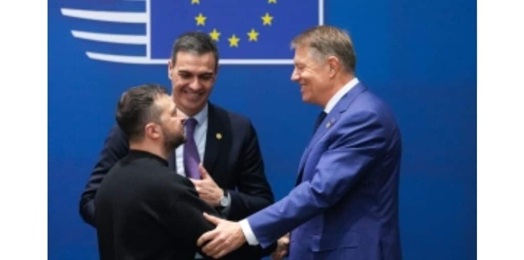 Ce a scris Iohannis pe Twitter după întâlnirea cu Volodimir Zelenski la Bruxelles