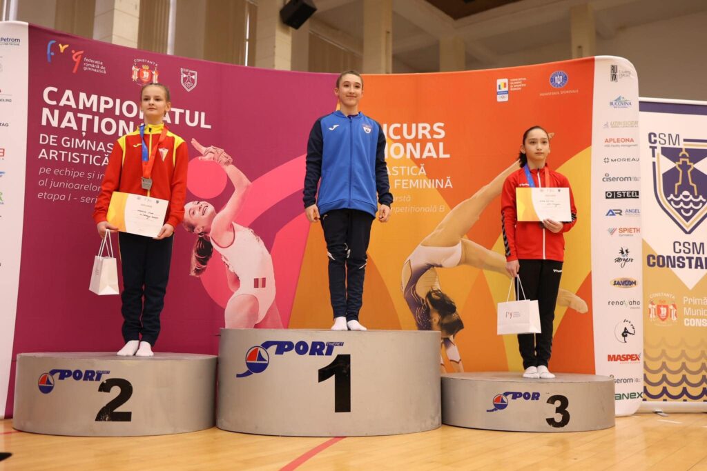 O gimnastă de la Petrolul pe podiumul național!