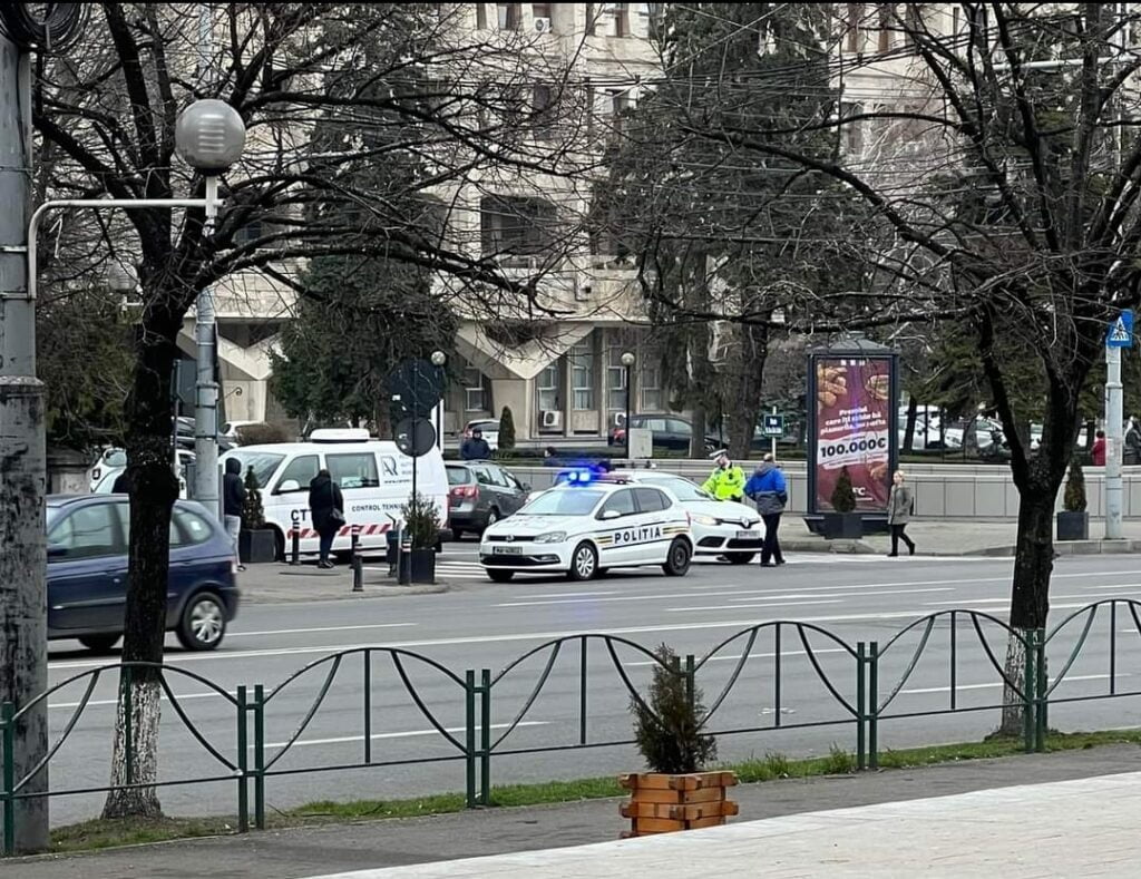Ploiesti/ Actiune a Politiei Rutiere si RAR, in centru