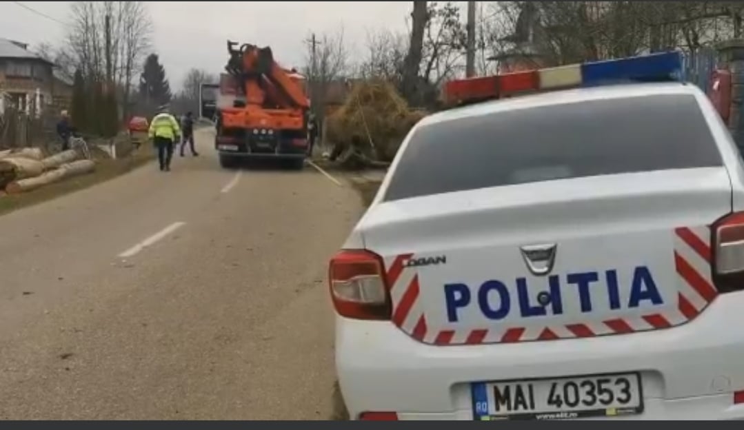 Accident mortal, in Prahova, la Stefesti. Un tanar de 21 de ani a decedat dupa ce caruta in care se afla a fost lovita de un camion apartinand firmei Dedeman