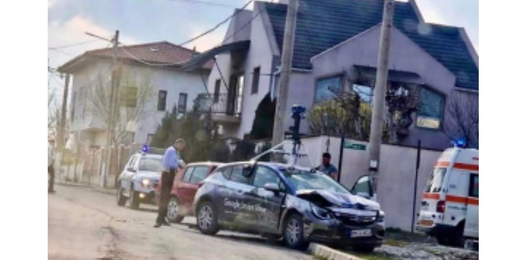 O mașină Google Street View, implicată într-un accident grav, pe șoselele din România