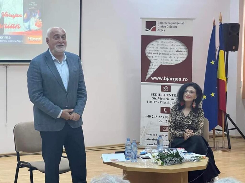 Varujan Vosganian, copresedintele ALDE, si-a lansat cartea „Povestiri despre oameni obișnuiți”, la Biblioteca Judeteana din Pitesti
