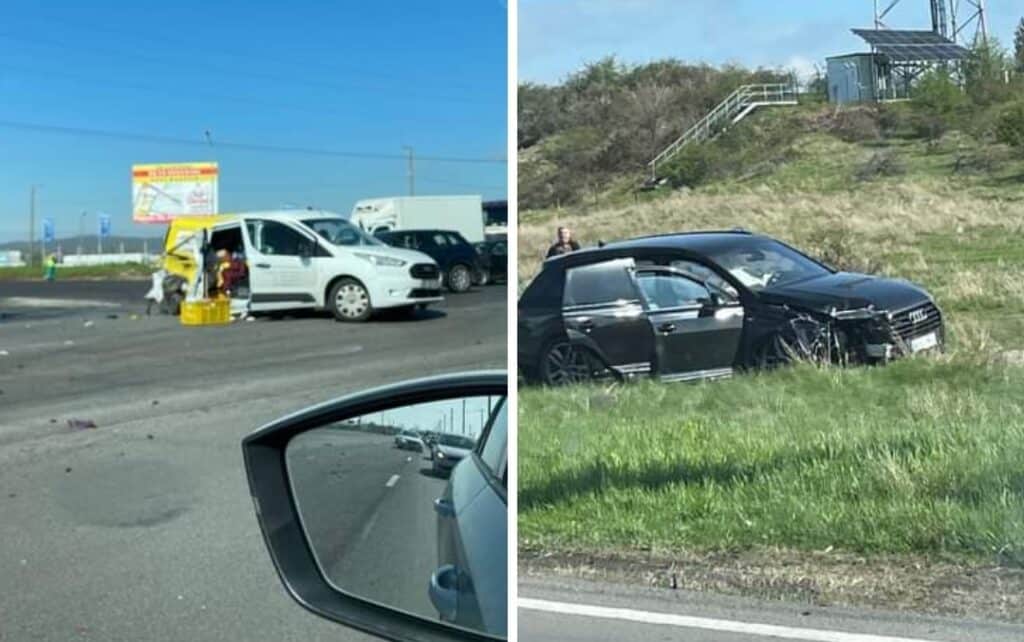Accident grav pe DN1, in intersectia cu drumul spre Floresti