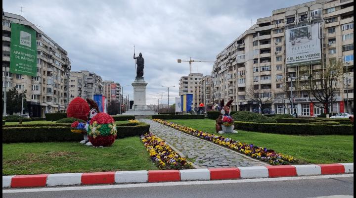 Au fost montate figurinele de Paste, la Ploiesti
