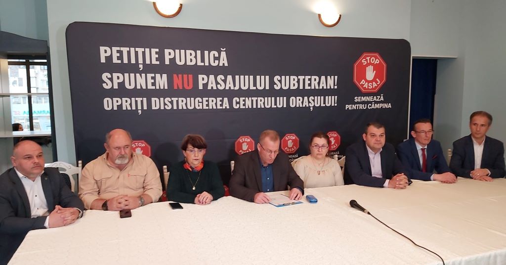 La Câmpina s-a constituit Grupul de Inițiativă Civică „Spunem NU pasajului subteran”