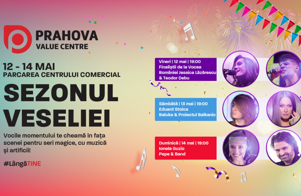 Sezonul veseliei începe la Prahova Value Centre