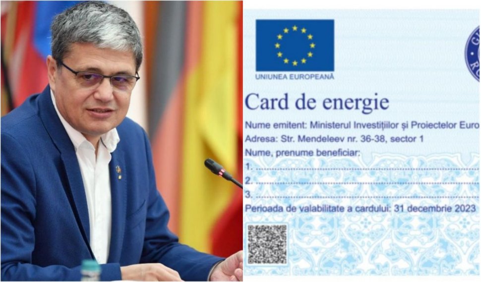 Modificări pentru utilizarea cardurilor de energie. Anunţul ministrului Marcel Boloş