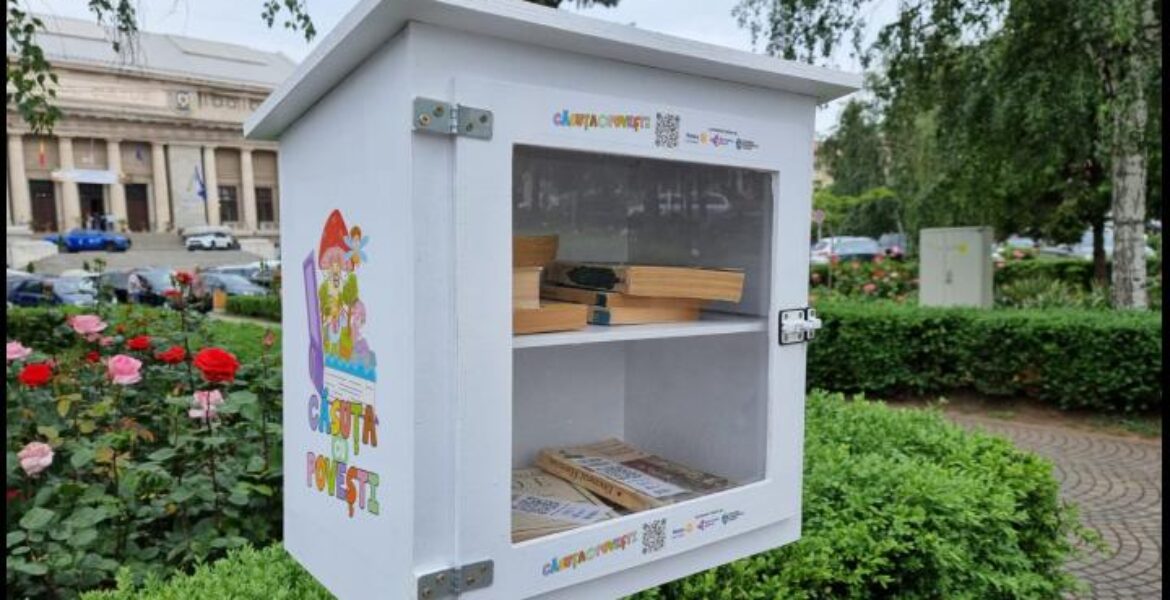 Proiect inedit, în Ploieşti. Copiii pot împrumuta sau dona cărți din „Căsuța cu poveşti”. Unde sunt amplasate
