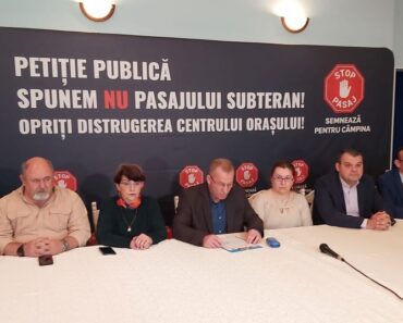 Comunicat de presa/ 6000 de câmpineni au semnat petiția Grupului de inițiativă civică „Spunem NU pasajului subteran”