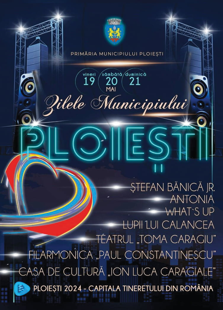 Păstrând tradiția ultimilor ani, în perioada 19-21 mai  se vor desfășura “Zilele Municipiului Ploiești”