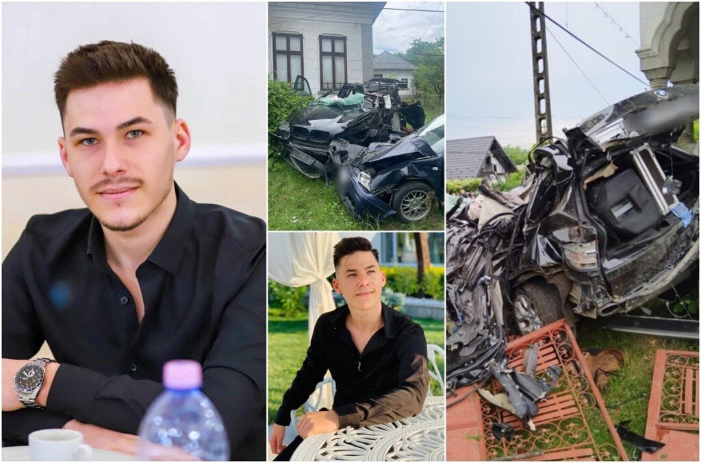 „Dumnezeu își cheamă îngerii alături”. Tânăr de 21 de ani, cunoscut lăutar din Argeş, mort după ce a intrat cu maşina într-un copac. Impactul, extrem de violent