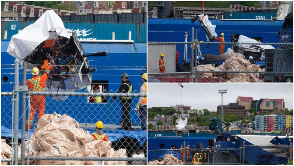 Implozia submersibilului Titan: mai multe fragmente, aduse la ţărm de o navă sub pavilion canadian. Unde au fost descoperite