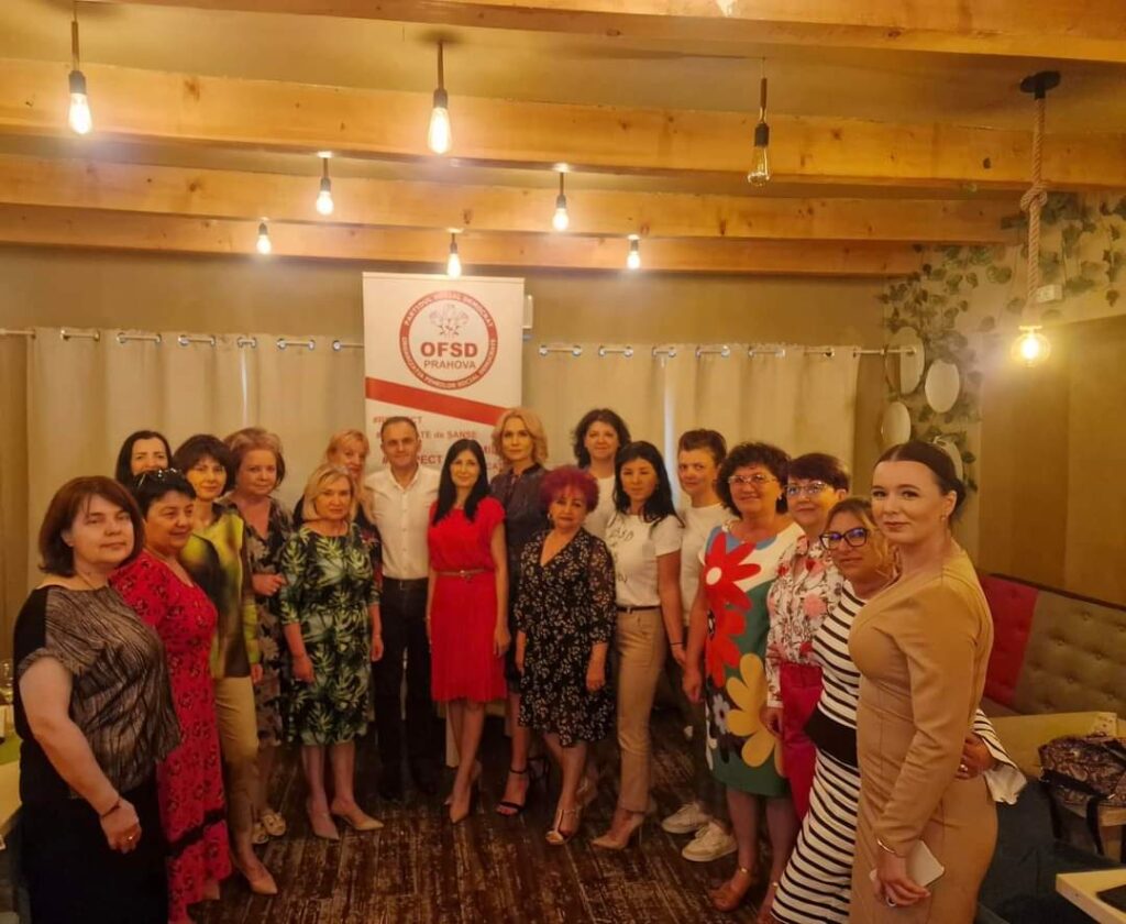 Prima şedință a OFSD Prahova, de la preluarea conducerii de către dr. Beatrice Gajman. Prefectul Virgiliu Nanu, invitatul doamnelor din PSD