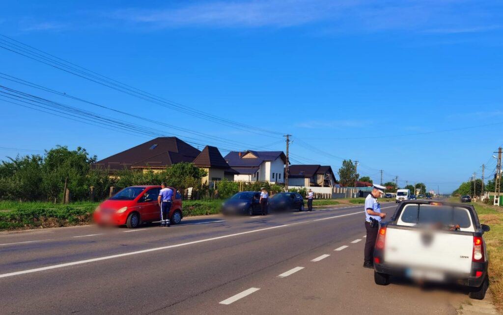 Politia Rutiera a organizat filtre in Loloiasca si Balta Doamnei