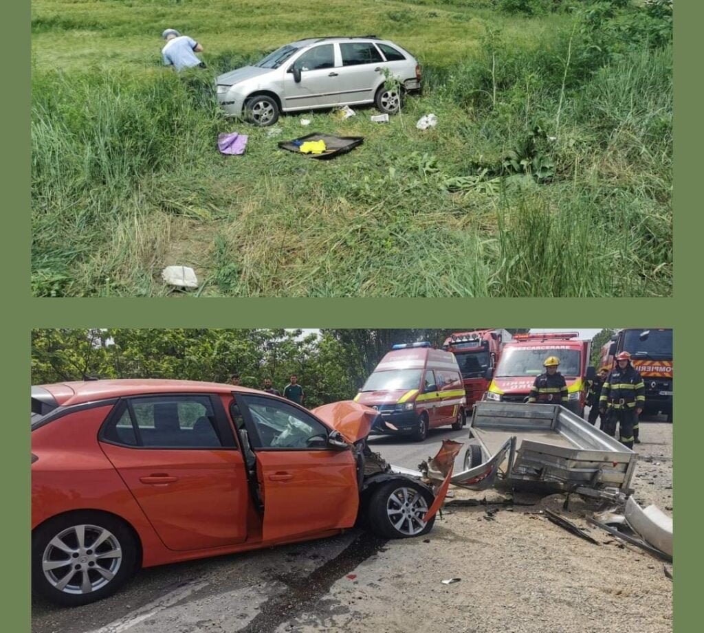 Accident cumplit, pe Centura de Est. Doua maşini s-au facut praf, o victimă!