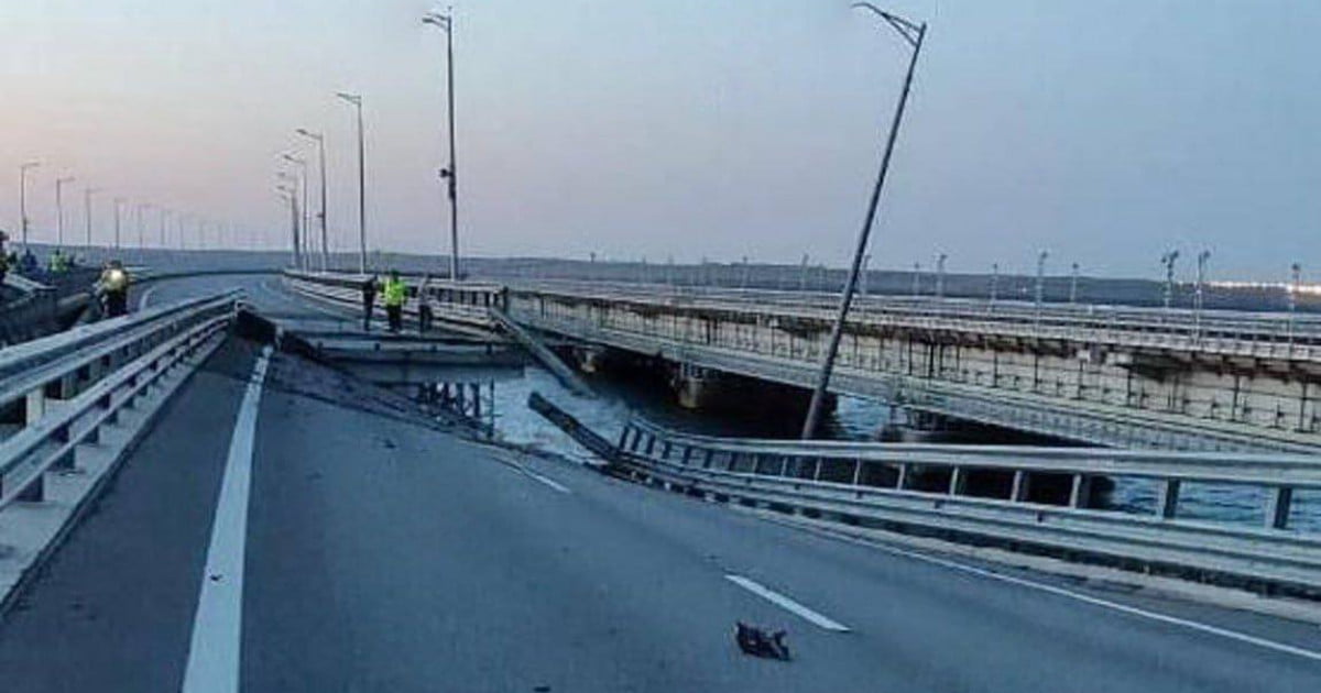 Momentul exploziei de pe podul Kerci. Cum arată acum Podul lui Putin