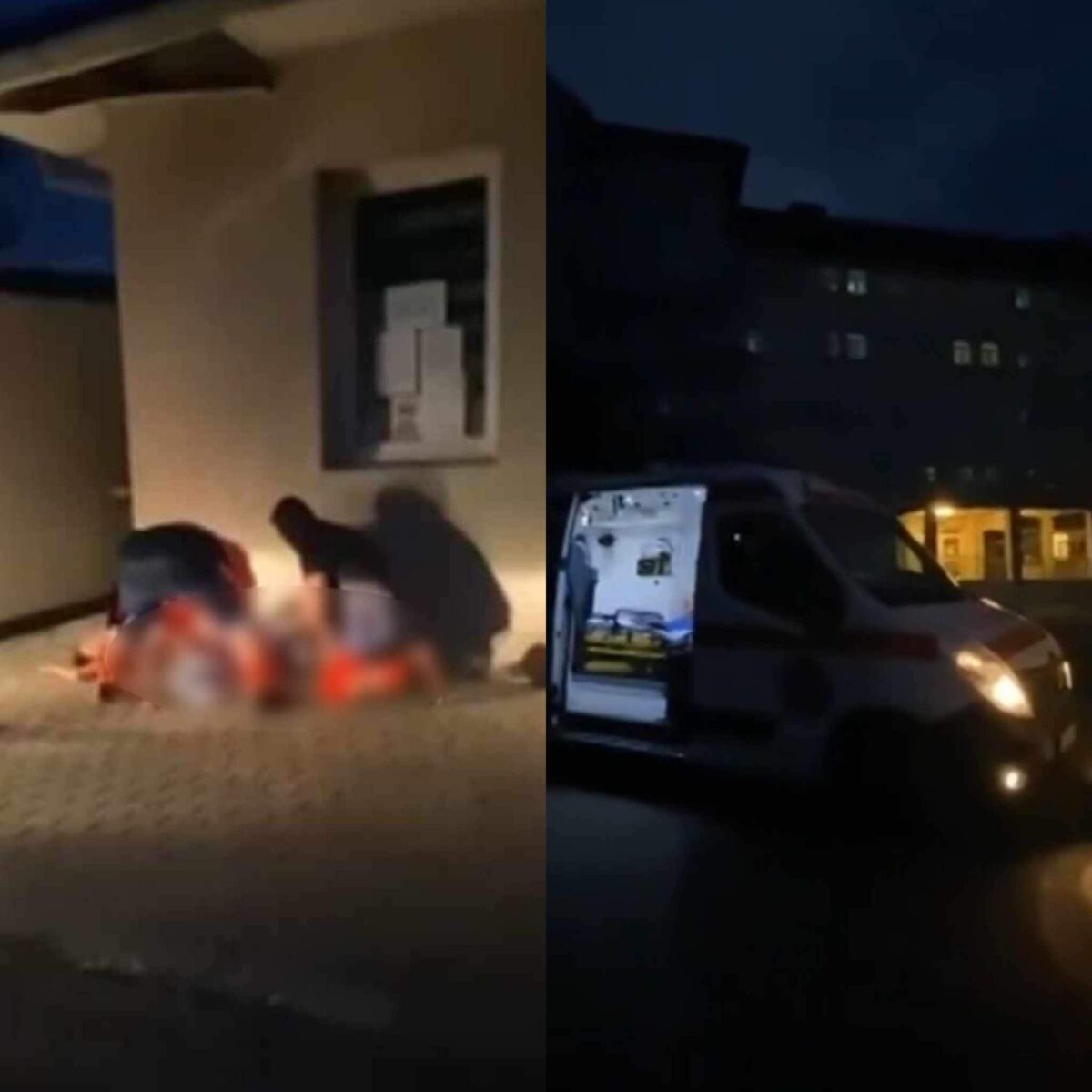 O femeie a născut în fața Spitalului din Urziceni, pe trotuar. Ar fi fost dată afară pe motiv că nu mai sunt locuri / FOTO