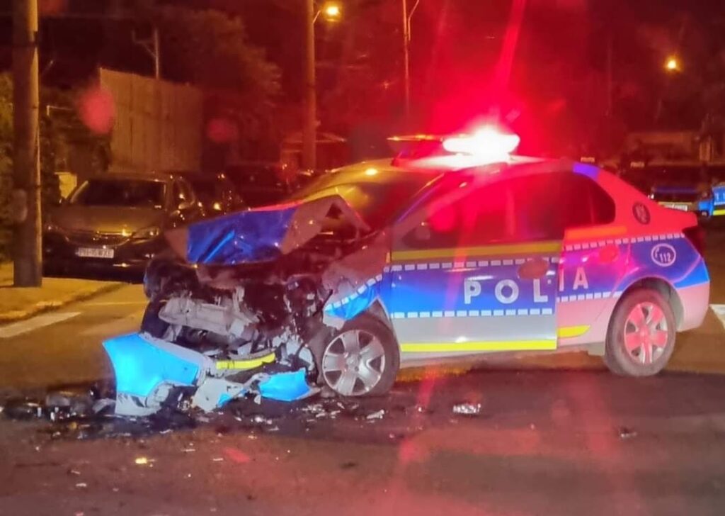 Ce spune IJP Prahova despre accidentul in care a fost implicata o masina de Politie