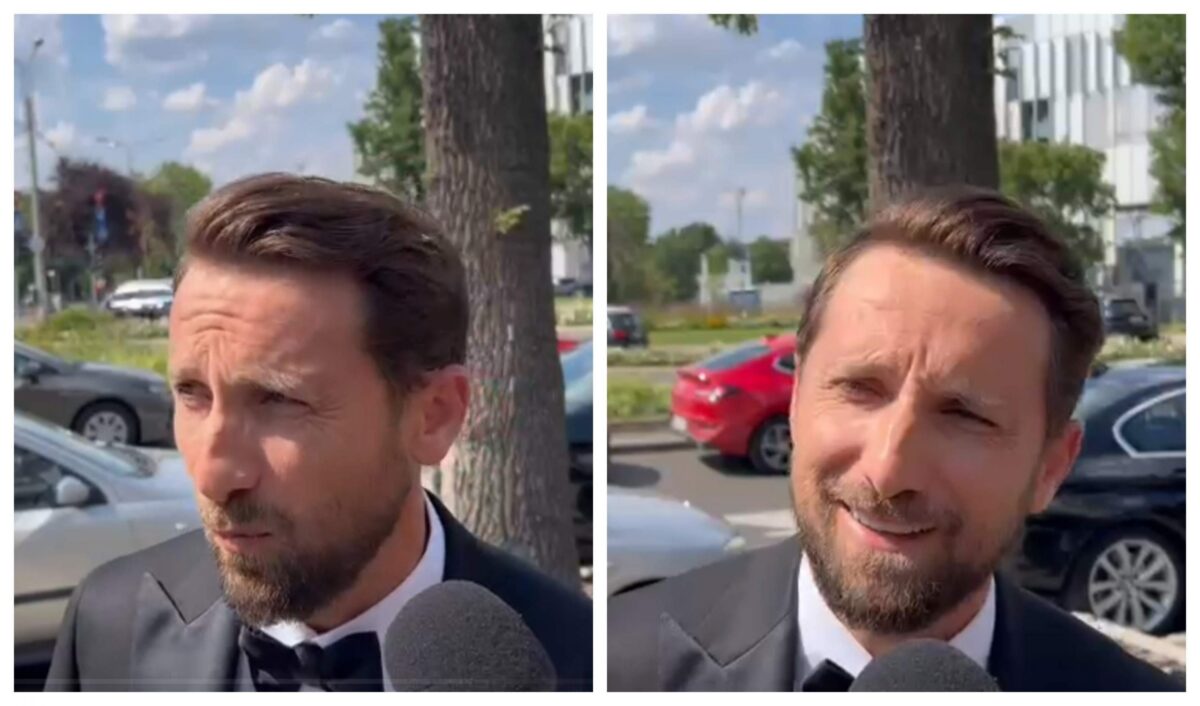 Dani Oțil și Gabriela Prisăcariu, primele declarații în ziua nunții lor. Ce rochie de mireasă a ales soția prezentatorului TV. „Nu mă întrebați nimic. Este un moment important” Dani Oțil și Gabriela Prisăcariu, primele declarații în ziua nunții lor. Ce rochie de mireasă a ales soția prezentatorului TV. „Nu mă întrebați nimic. Este un moment important”