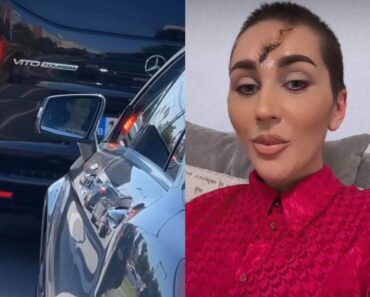 Cum a fost surprinsă Dana Roba la volan! Make-up artistul s-a întors la viața obișnuită de dinainte de a fi mutilată de soțul ei / VIDEO
