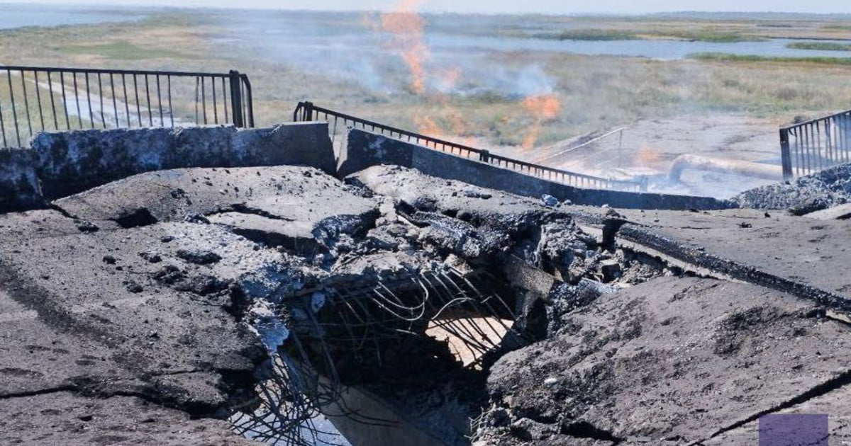 Ucrainenii au lovit din nou podul Ciongar, „Poarta spre Crimeea”. Rușii acuză că au fost folosite rachete britanice Storm Shadow