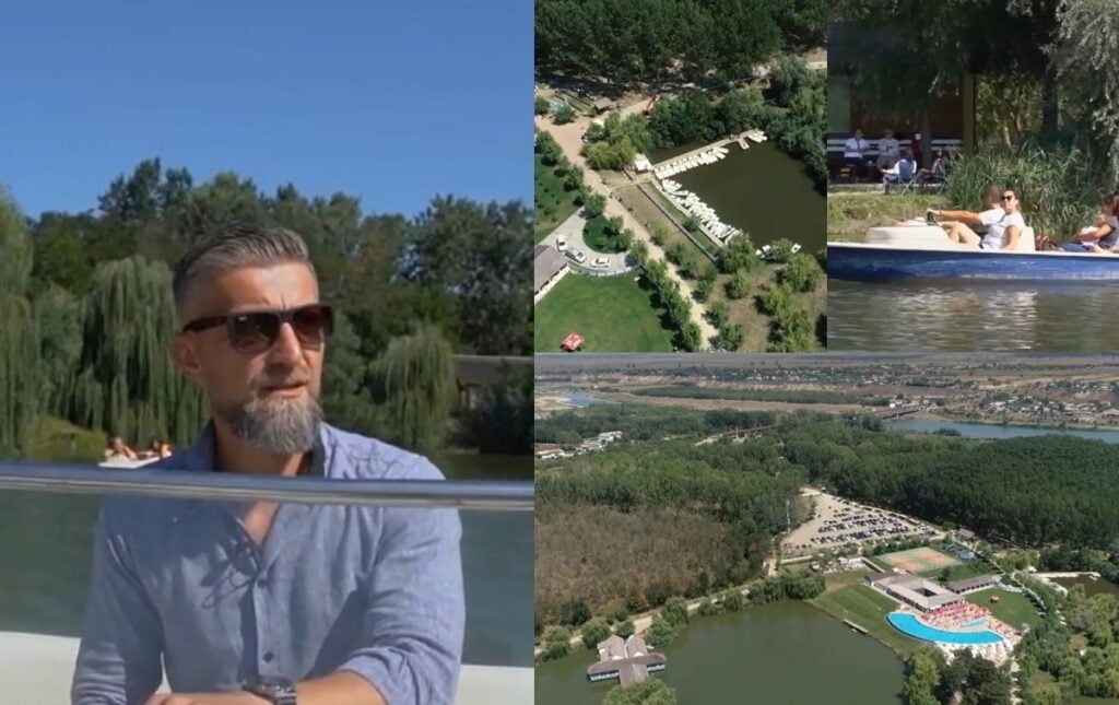 La aproximativ 200 de kilometri de Bucureşti, Marian a făcut dintr-un loc uitat de lume, un colţ de Rai. Acum este cel mai mare parc de agrement din România