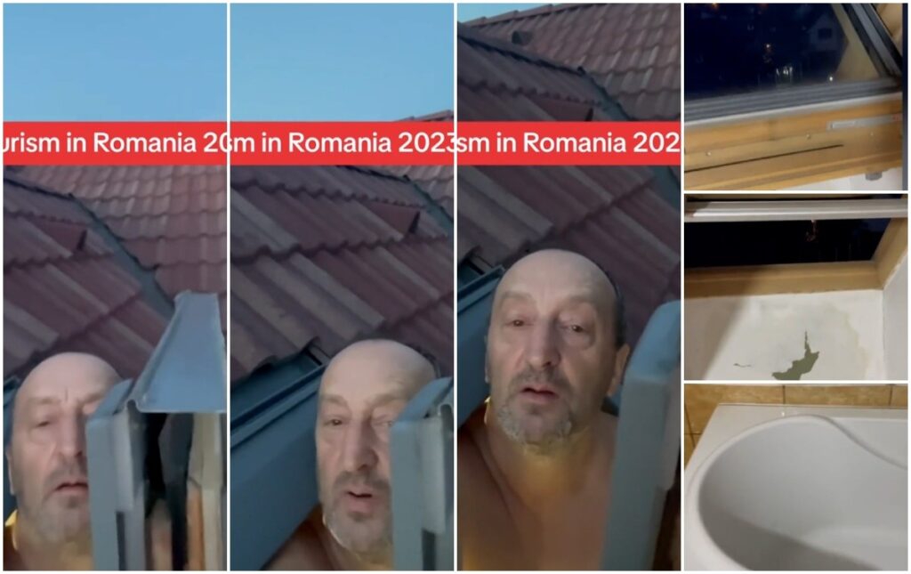 „Nu vă speriați, sunt la cazare, la Brașov! Ca să stau în picioare la duș trebuie să scot capul pe geam”. Postarea unui turist a devenit virală pe internet