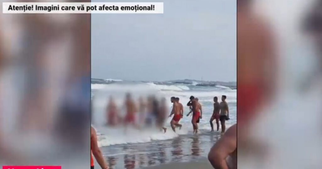 VIDEO Mai mulți turiști din Eforie Nord s-au luat la bătaie cu salvamarii, nemulțumiți că nu sunt lăsați să intre în mare