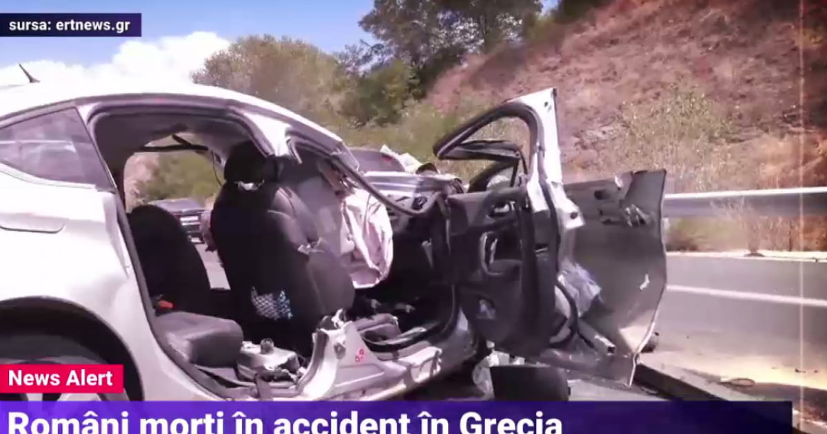 VIDEO. Doi copii români au fost grav răniți în Grecia, într-un accident. Părinții lor au murit