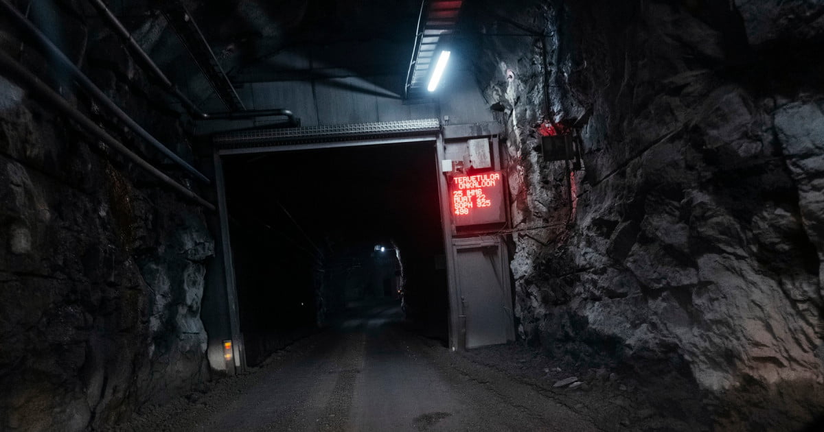 Tunelul din Finlanda în care niciun om nu va mai putea intra timp de 100.000 de ani