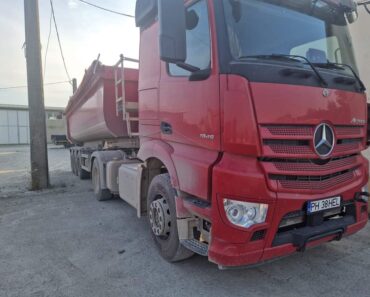 Garda de Mediu Prahova a prins in flagrant un sofer de camion care urma sa arunce deseuri din constructii pe un teren din Strejnic