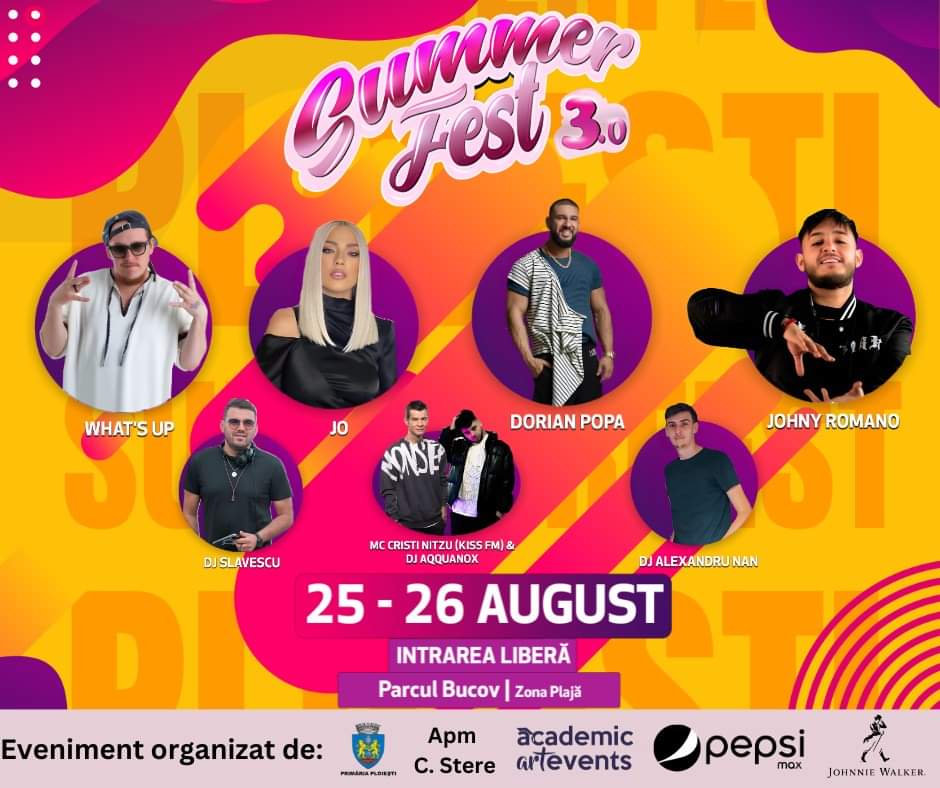 Începe Summer Fest 2023, în Parcul Bucov, zona Plajă. Ce artişti vor urca pe scenă