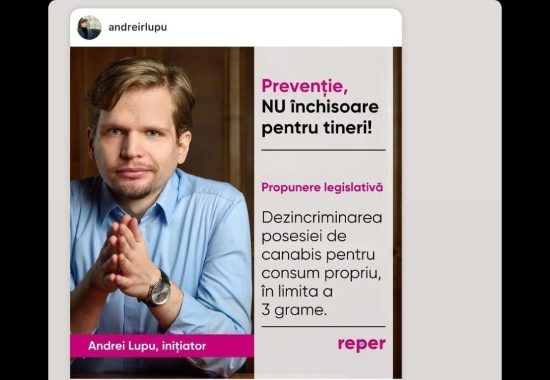 Andrei Lupu, deputatul REPER care promova legalizarea drogurilor, intervine din nou in favoarea consumului de substante interzise in cazul tragic din 2 Mai: „Nu drogurile sunt de vină pentru ce li s-a întâmplat celor doi copii ucisi”