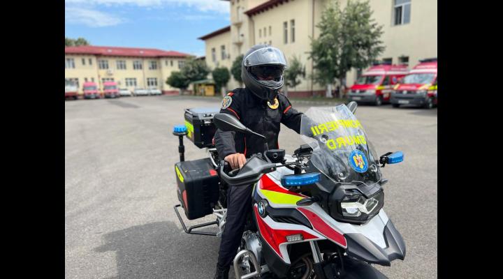 ISU Prahova a primit motociclete de intervenție SMURD