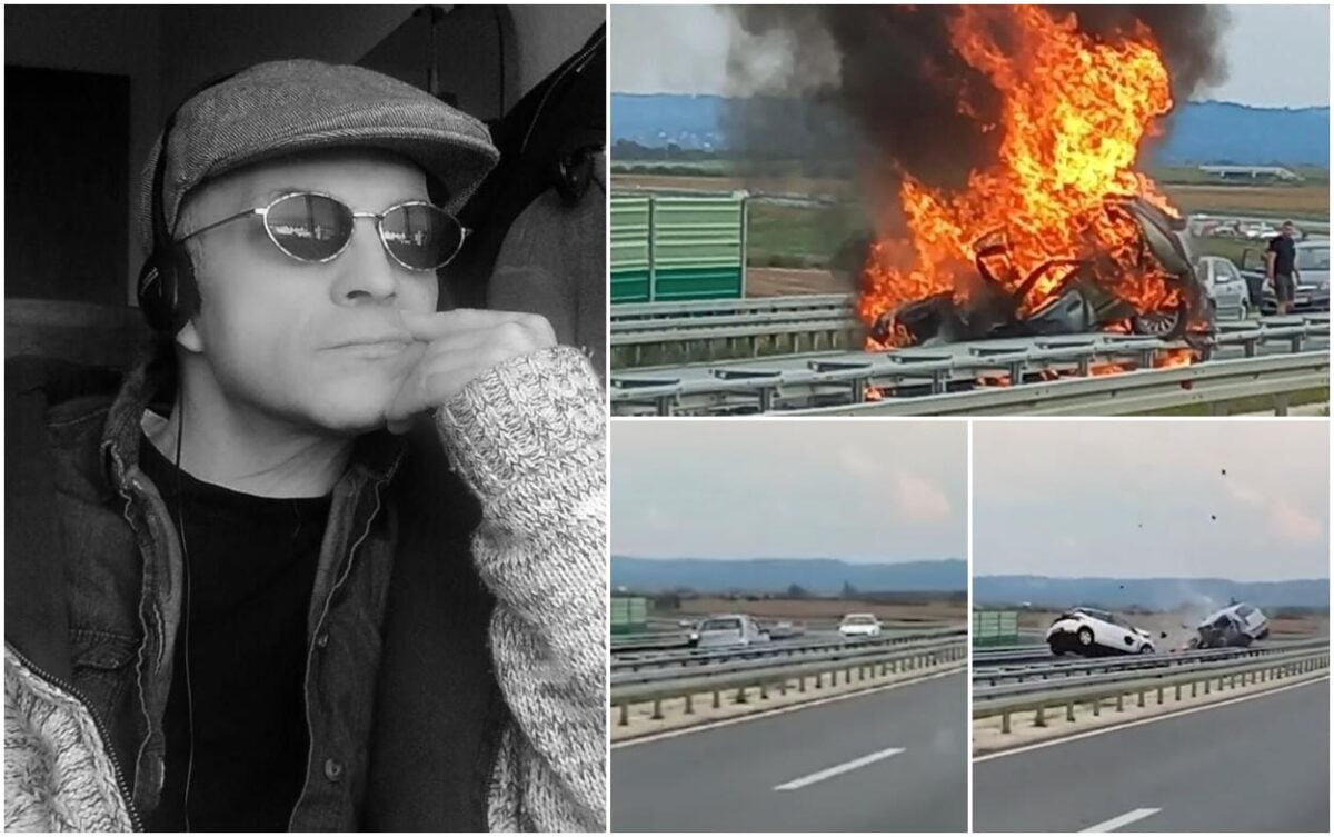 A murit în drum spre nuntă, după ce a gonit cu viteză pe sensul greșit. Imagini de groază filmate pe autostrada A2, în Serbia