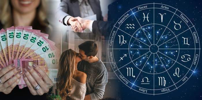 Trei zodii care au noroc la bani și în dragoste în luna noiembrie. Nativii au parte de surprize Trei zodii care au noroc la bani și în dragoste în luna noiembrie. Nativii au parte de surprize