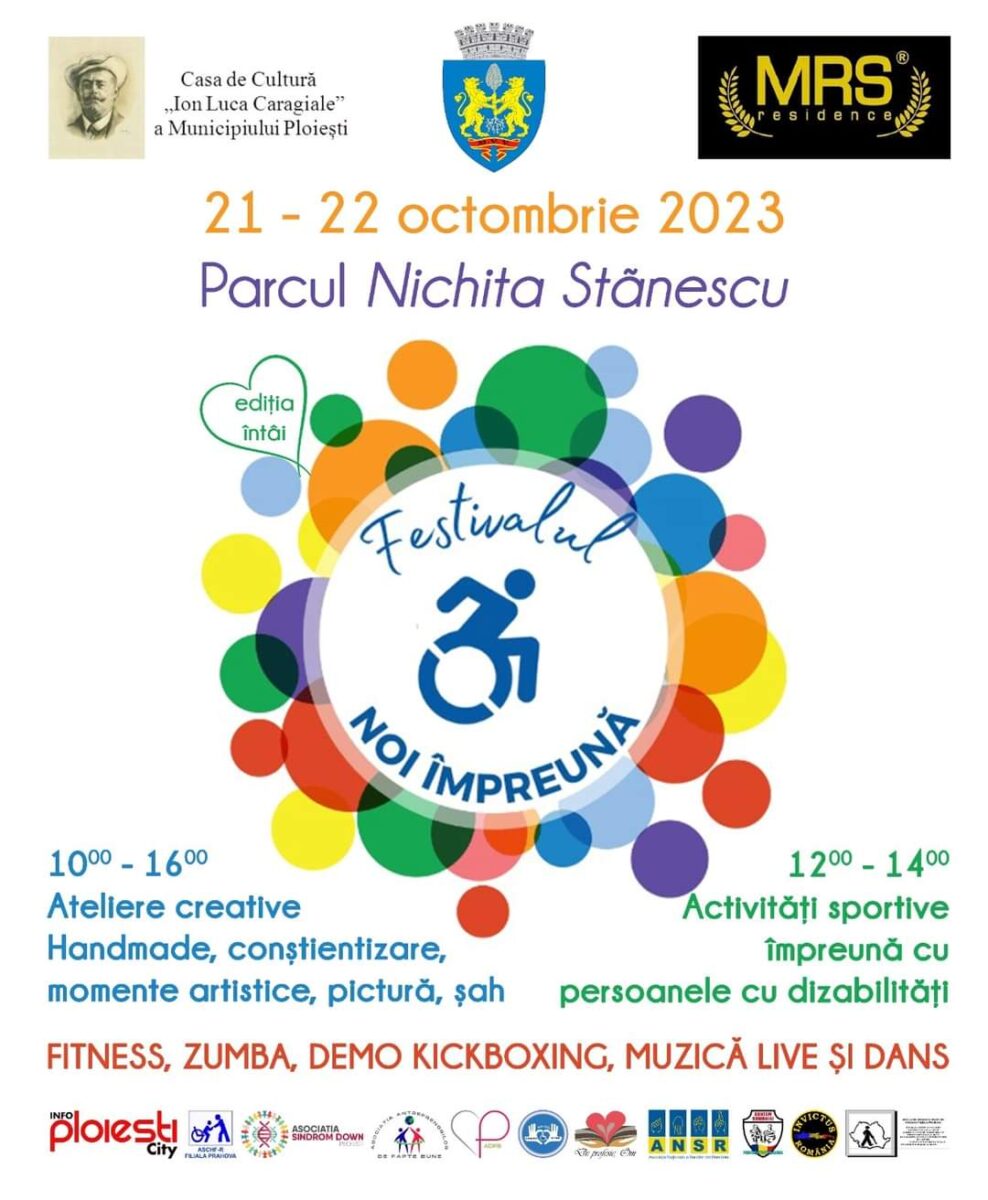 Primăria Ploieşti organizează un eveniment dedicat persoanelor cu dizabilități, în perioada 21-22 octombrie