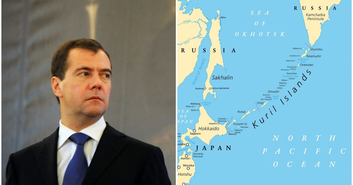 Medvedev atacă acum Japonia pentru Insulele Kurile: Samuraii triști să-și facă seppuku dacă îndrăznesc