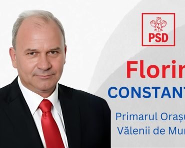 Florin Constantin candidează, din partea PSD, pentru un nou mandat de primar la Vălenii de Munte