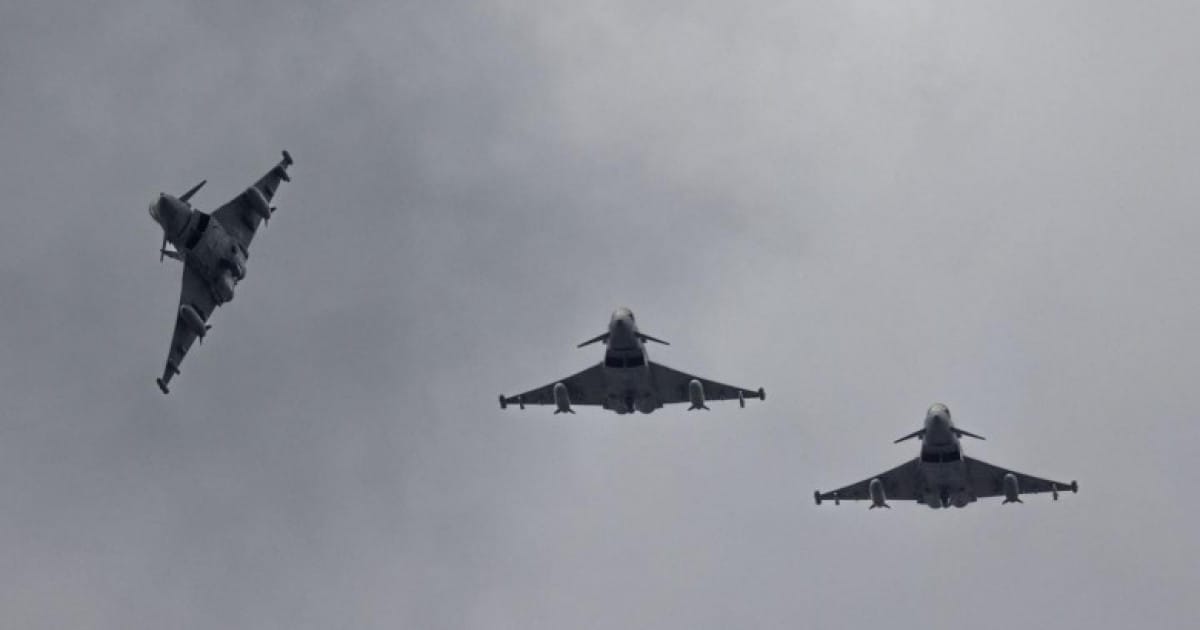 Avioane Typhoon staționate în România au participat la doborârea dronelor iraniene