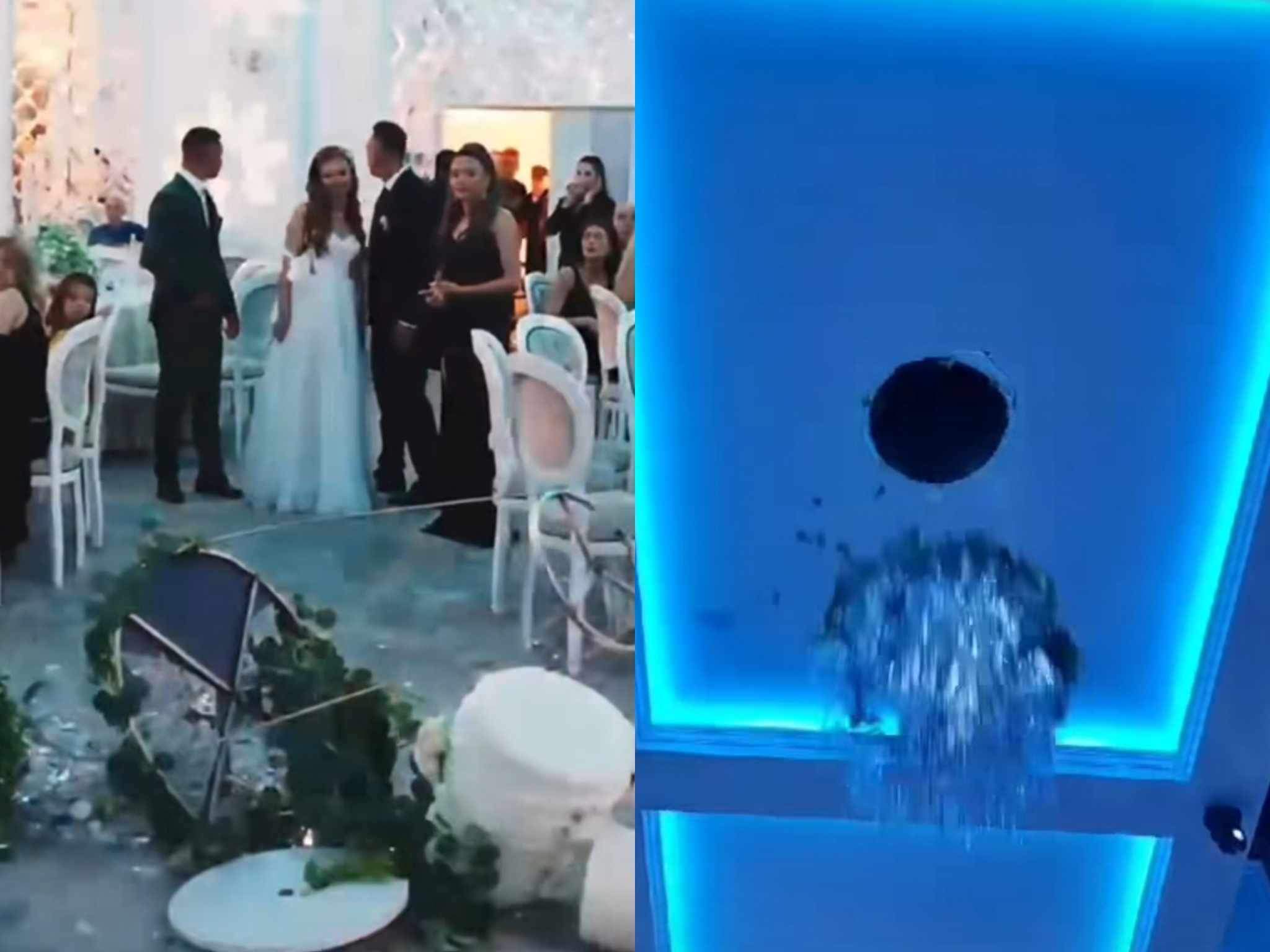 Știrile Antena Stars. Panică la o nuntă din Olt! Un tort a căzut din tavan! Mirele face acuzații dure. Cum răspunde patronul restauranului: ”Ne era prieten” / VIDEO