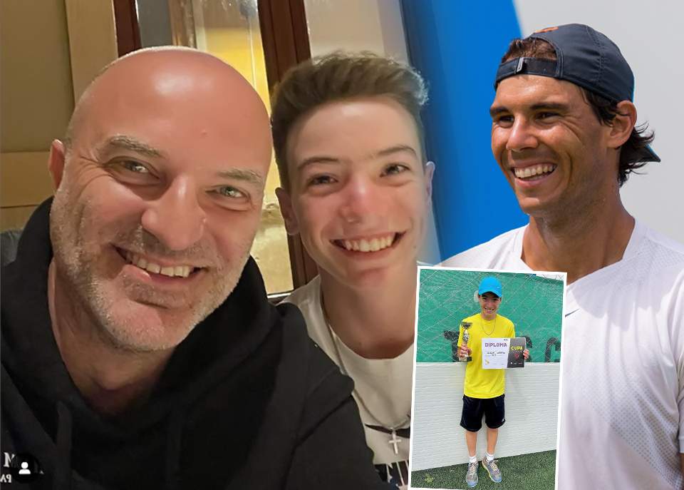 Reușită importantă pentru fiul lui Dan Capatos! Andrei a fost primit în echipa lui Rafael Nadal