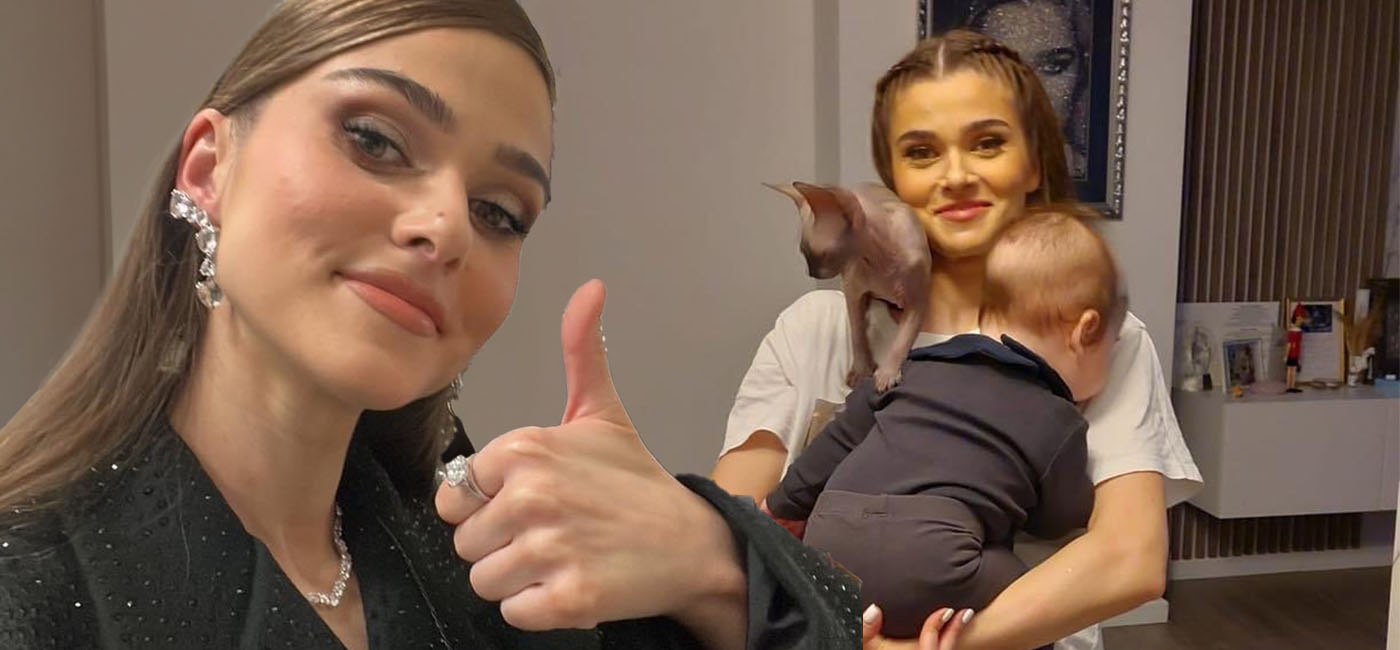 Prima imagine cu băiețelul lui Theo Rose! Sasha e superb și seamănă leit cu părinții lui. FOTO