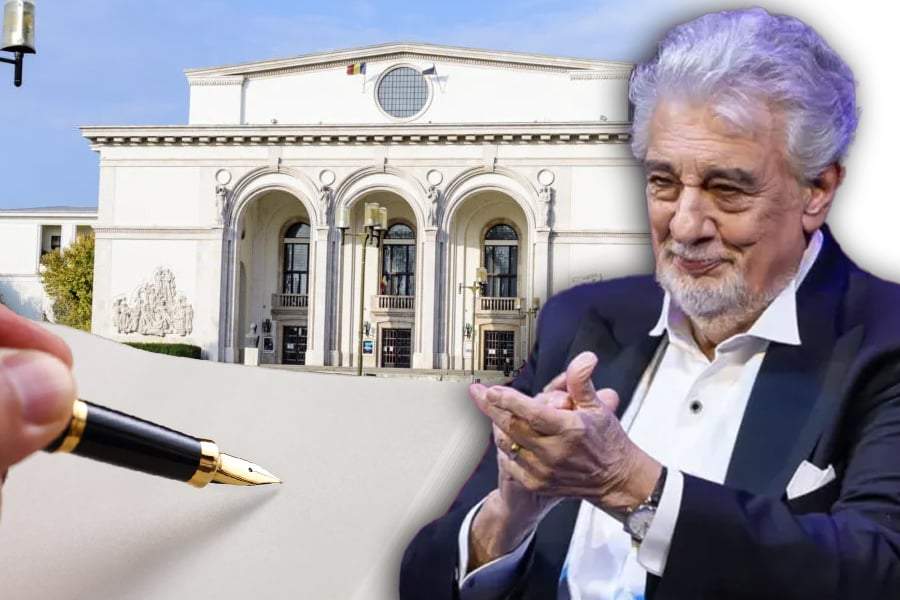 Ce a lăsat scris Plácido Domingo în cartea de onoare a Operei Naționale din București! Noi avem imaginea! | FOTO