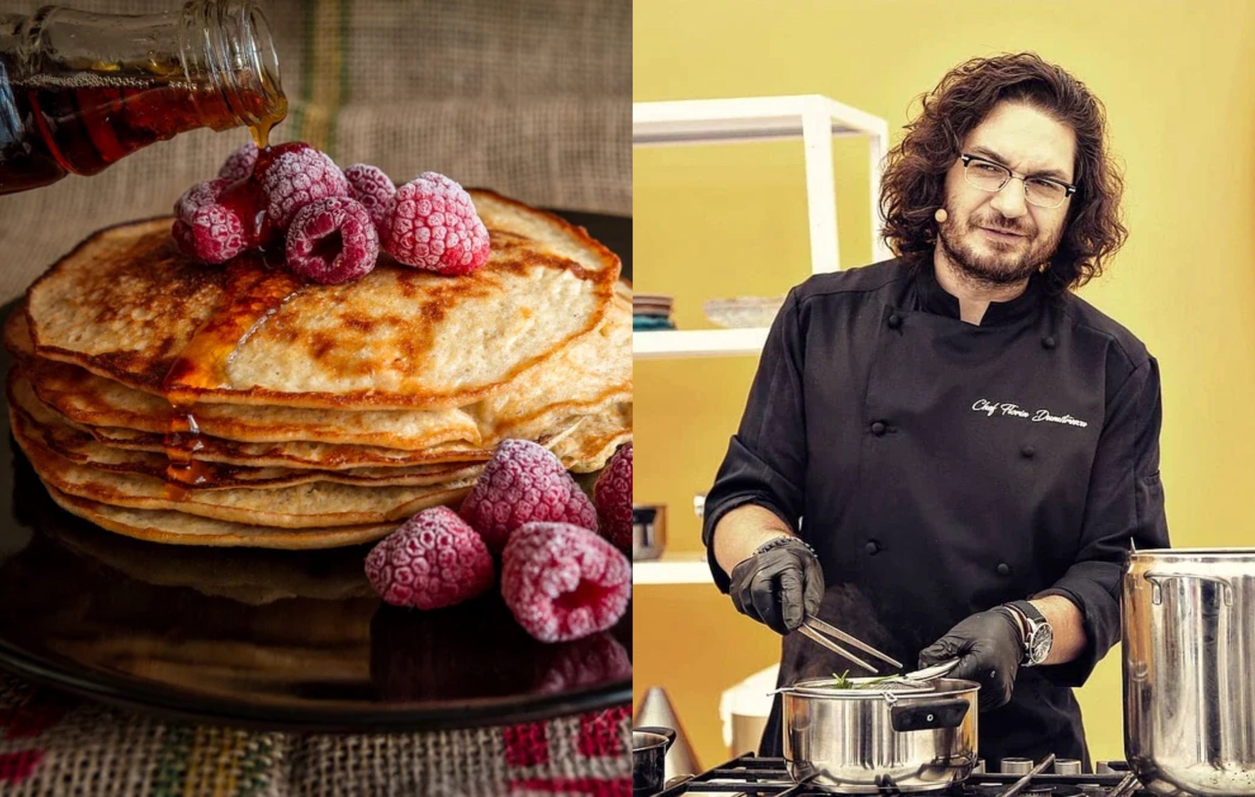 Rețeta perfectă de clătite a lui chef Florin Dumitrescu. Doar bucătarii francezi le prepară așa. Ce nu recomandă să punem în aluat?
