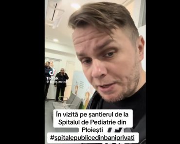 Codin Maticiuc, în vizită la Spitalul de Pediatrie din Ploiești: lucrările de renovare continuă cu sprijin privat