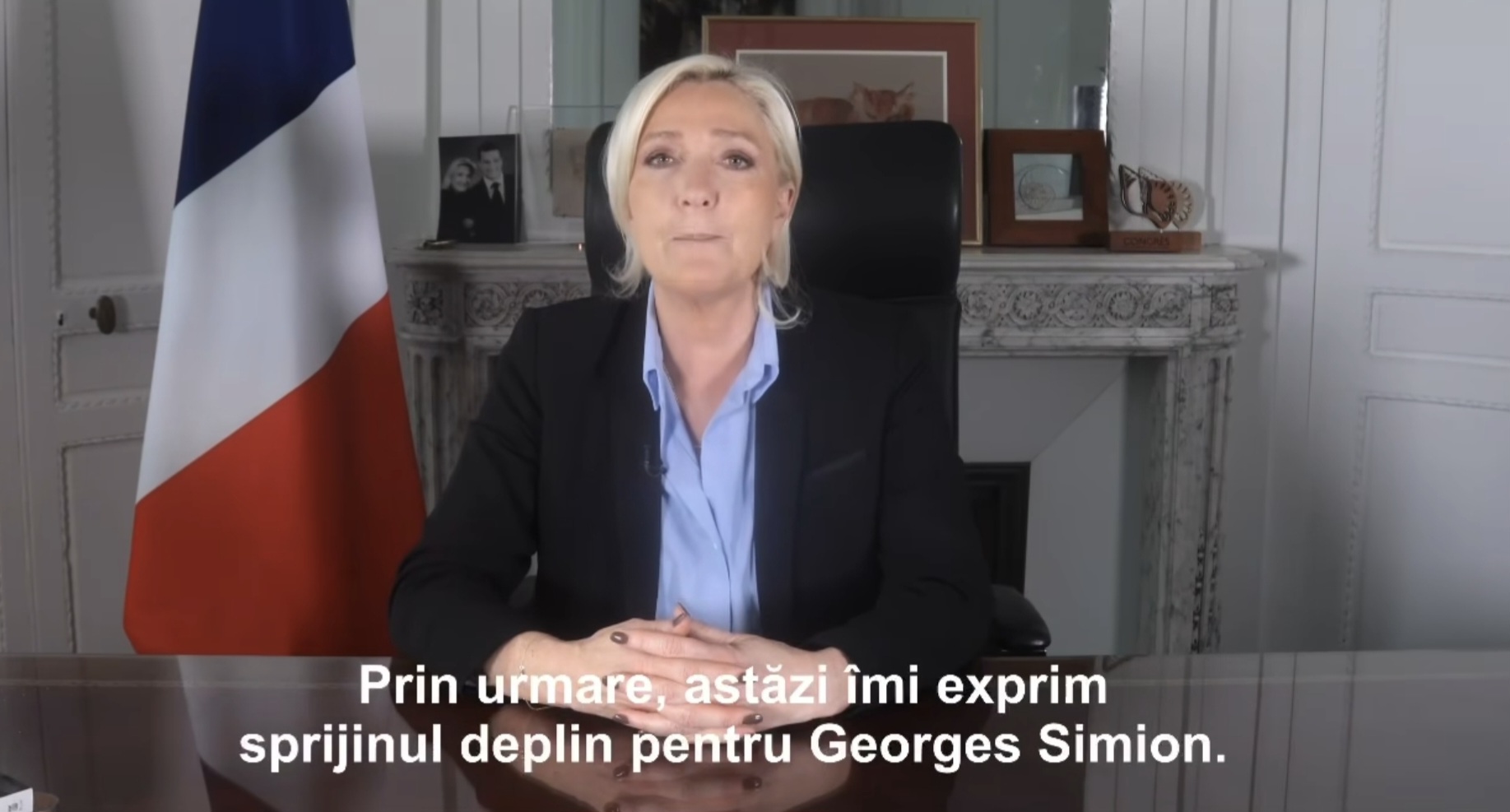 Marine Le Pen își exprimă „sprijinul deplin” pentru George Simion: „Duminică, poporul român se întâlnește cu propria sa istorie” Marine Le Pen își exprimă „sprijinul deplin” pentru George Simion: „Duminică, poporul român se întâlnește cu propria sa istorie”